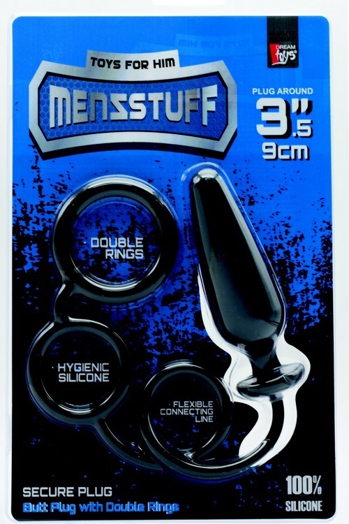 Menzstuff 3.5” Double Ring Anal Plug