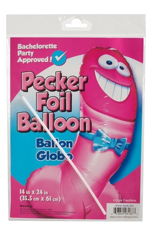 Pecker Foil Balloon - folioilmapallo