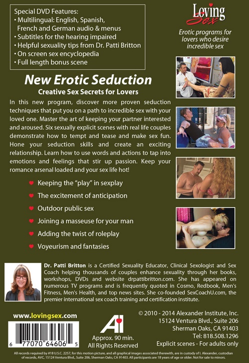 New Erotic Seduction, DVD