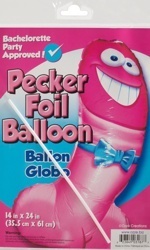 Pecker Foil Balloon - folioilmapallo