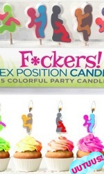 F*ckers! Sex Position Candles, 5 kpl