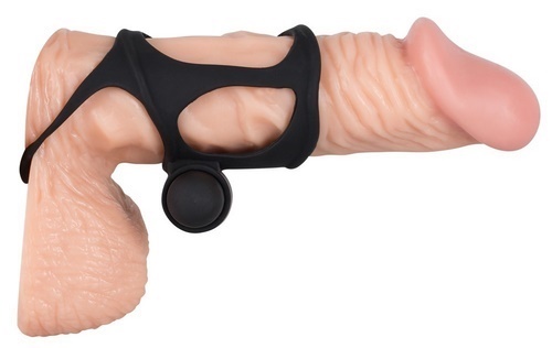 Black Velvet Vibrating Sleeve