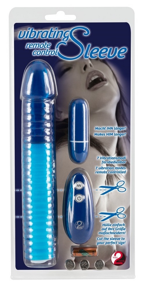 Vibrating Remote Control Penis Sleeve