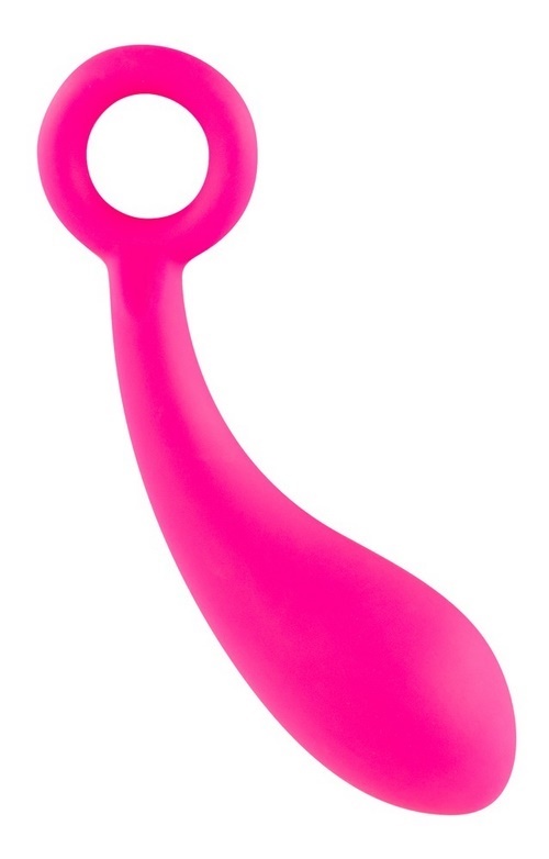 Naughty Pink Silicone Dildo, 18/4