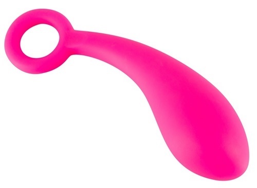 Naughty Pink Silicone Dildo, 18/4