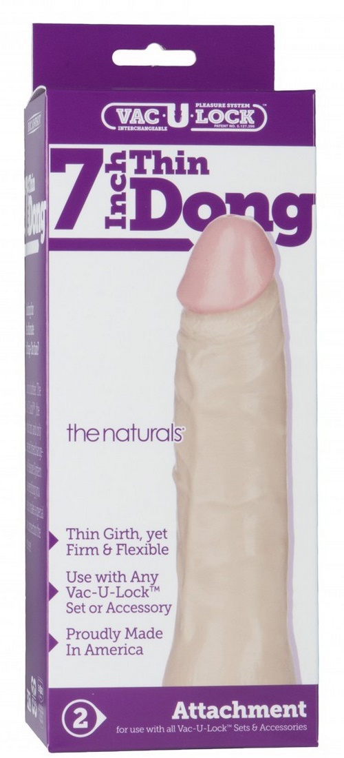 Vac-U-Lock - Dildo Natural, 18/4