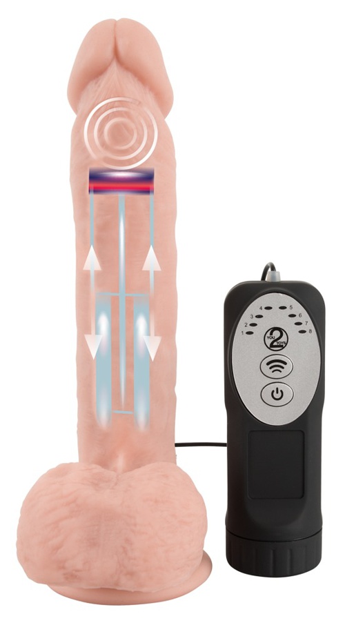 Medical Silicone Thrusting Vibrator, 20/4