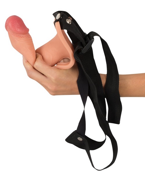 Silicone strap-on sleeve