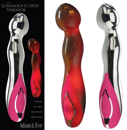 Luminous G-spot vibrator - hehkuva g-pistesauva, 10/3,5