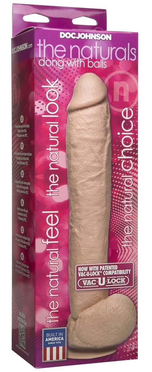 The Naturals 12" Cock With Balls 25/5