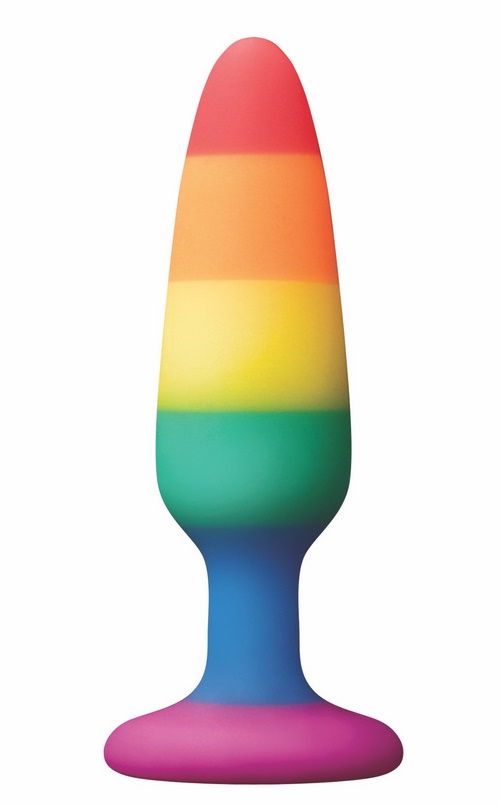 Rainbow Anal Plug, small