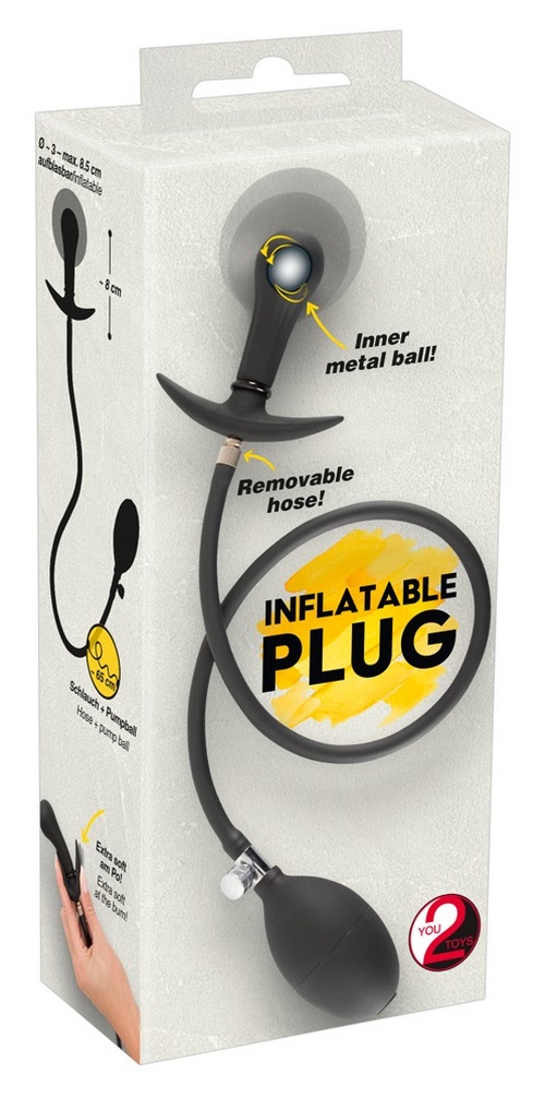 Inflatable Plug with Ball and Removable hose