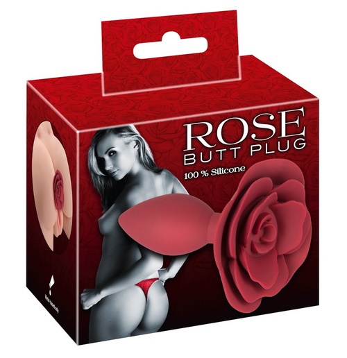 Rose Silicone Butt Plug