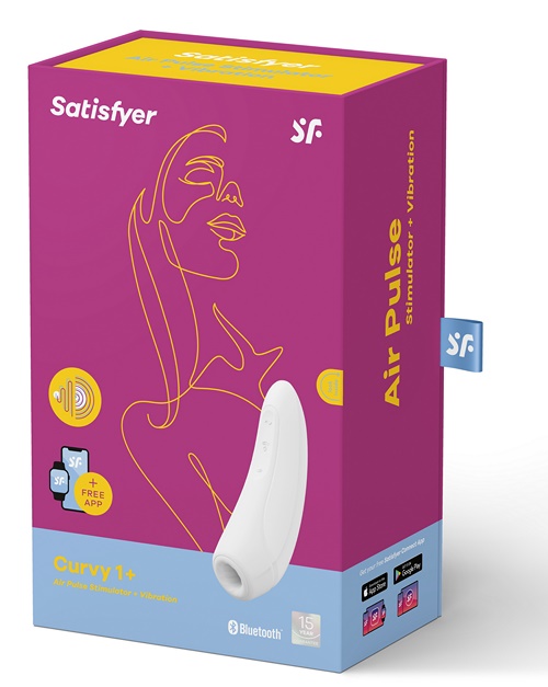 Satisfyer Curvy 1+, valkoinen