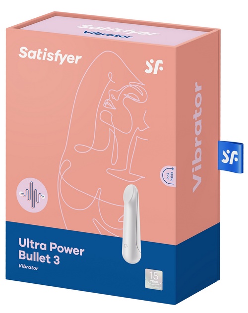 Satisfyer Ultra Power Bullet 3, valkoinen
