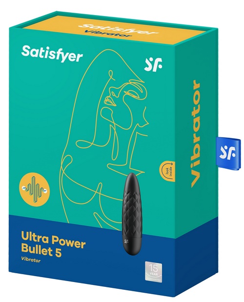 Satisfyer Ultra Power Bullet 5, musta