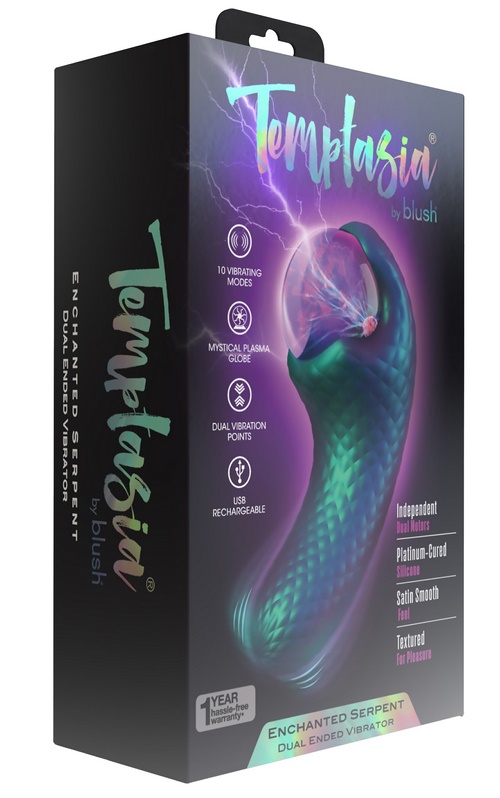 Enchanted Serpent Mystical Plasma Globe Dark Millenia