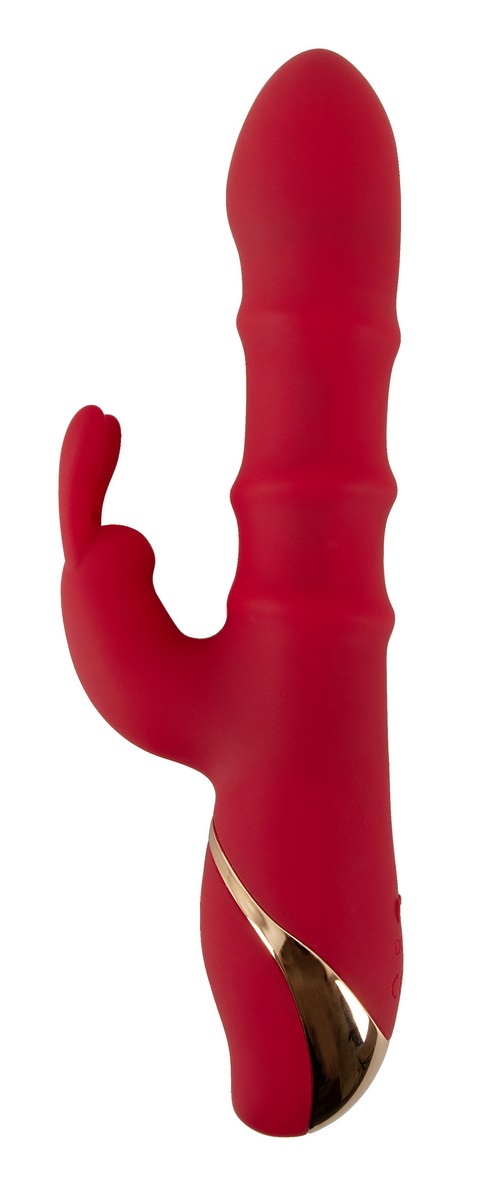 Rabbit Vibrator with 3 Moving Rings