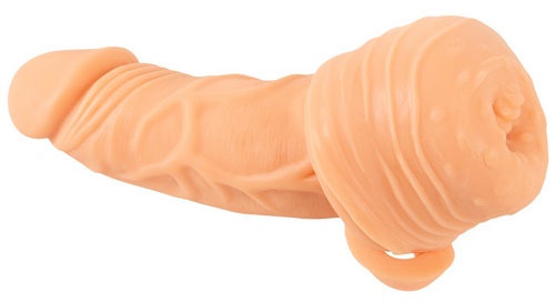 2-in-1 Extension & Masturbator kauko-ohjattava
