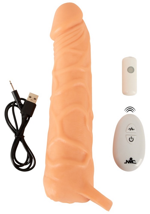 2-in-1 Extension & Masturbator kauko-ohjattava
