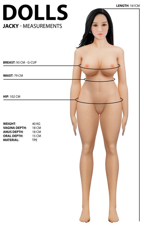 Jacky - Realistic Sex Doll