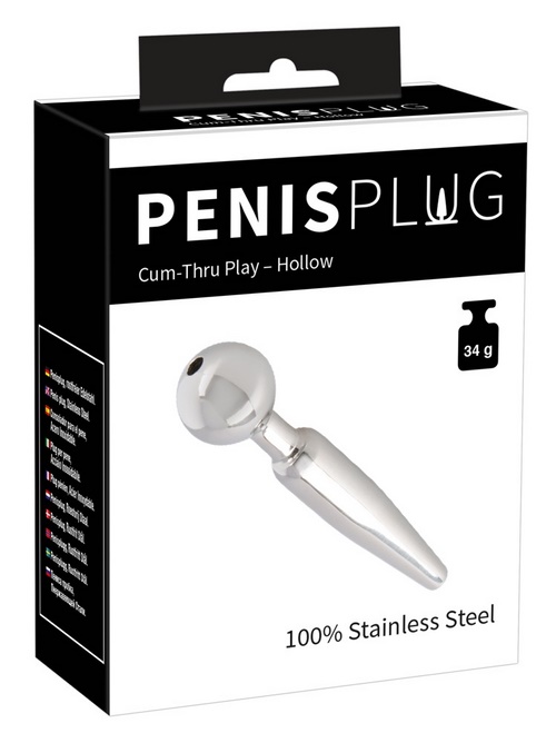 Penis Plug Cum-Thru Play