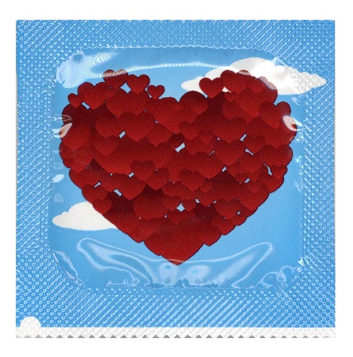 EXS Themed Love Hearts -kondomit