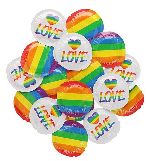 EXS Pride Rainbow Flag -kondomit