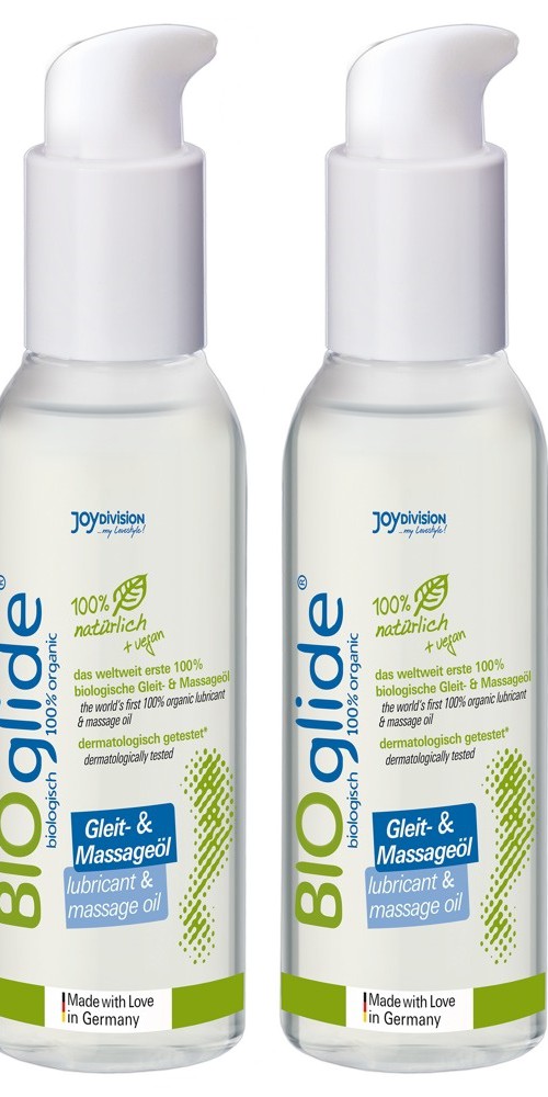 Bioglide 2-in-1 liukuvoide ja hierontaöljy, 125 ml