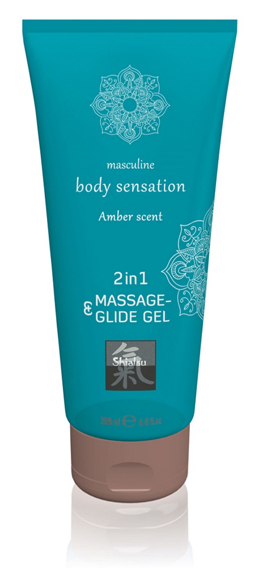 2-in-1 Massage & Glide Gel, amber