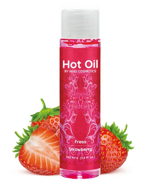 Hot Oil mansikka, 100 ml