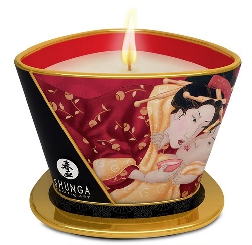 Shunga Massage Candle -hierontakynttilä, 170 ml