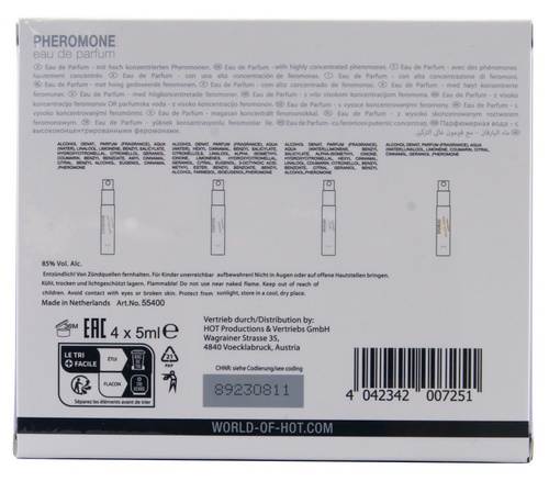 LMTD pheromone box for Women, 4 x 5 ml