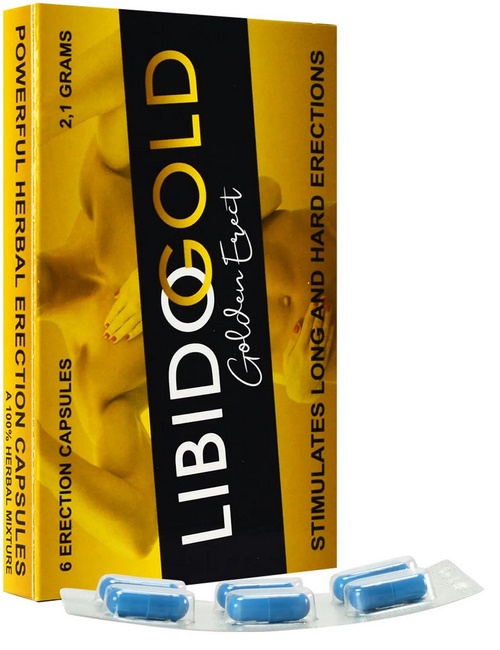 Libido Gold - Golden Erect, 6 kapselia