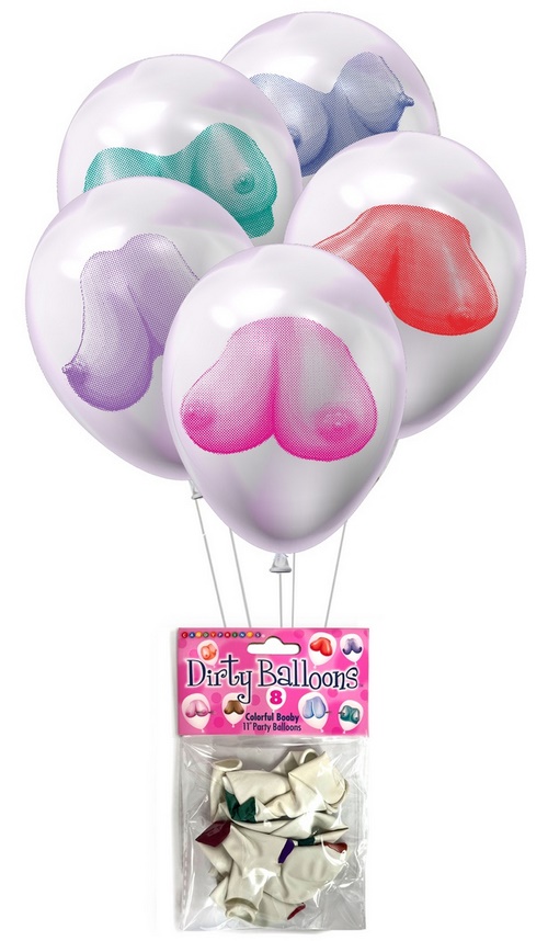 Dirty Boob Balloons, 8 kpl