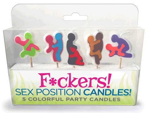 F*ckers! Sex Position Candles, 5 kpl