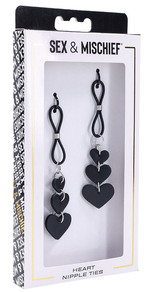 Heart Nipple Ties, 2 kpl