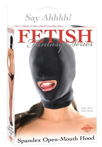 Spandex open-mouth hood