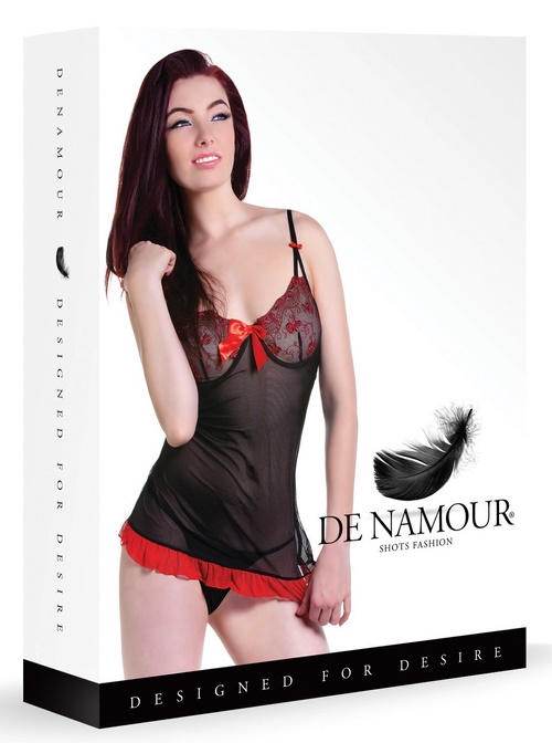 Classy-babydoll ja stringit, koko L/XL