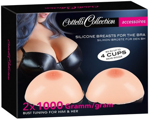 Silicone Breasts, 2 x 1000 g