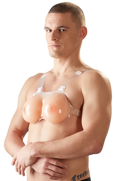 Strap-on Silicone Breasts, 2 x 600 g