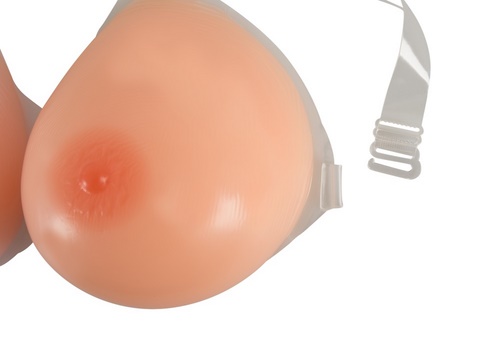 Strap-on Silicone Breasts, 2 x 1200 g