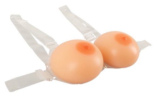 Strap-on Silicone Breasts, 2 x 400 g