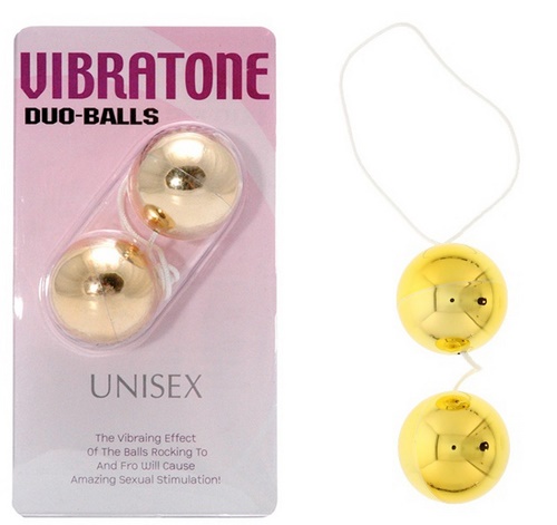 Vibratone Gold Duo Balls - geishakuulat