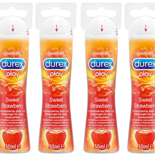 Durex Play Strawberry -makuliukuvoide, 50 ml