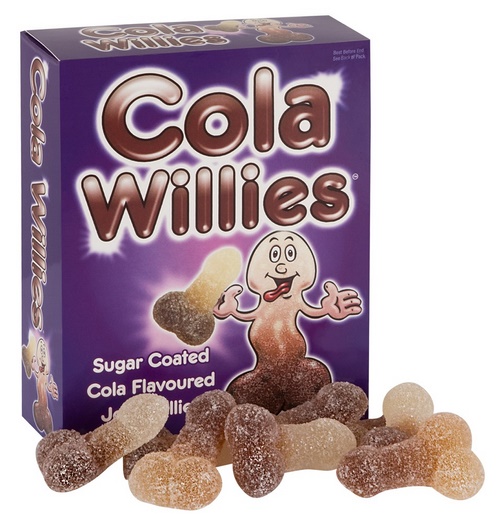 Cola Willies -pippelikarkit, 150 g
