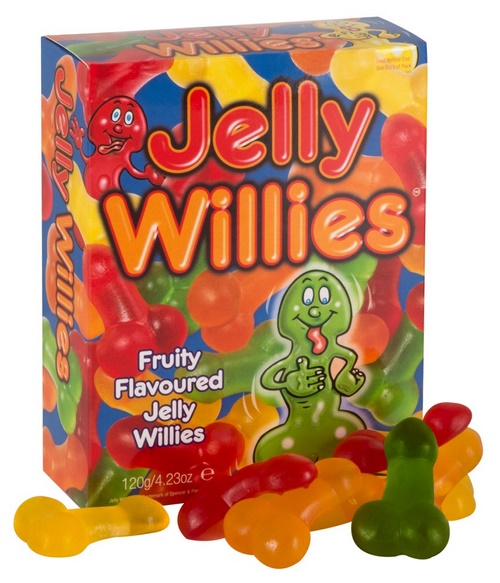 Jelly Willies  -pippelikarkit, 150 g