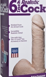 Vac-U-Lock - Realistic Dildo, 18/4