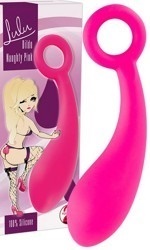 Naughty Pink Silicone Dildo, 18/4