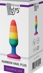 Rainbow Anal Plug, small